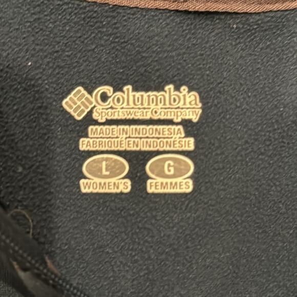 Columbia Women's Full Zip Fleece Lined Performance Jacket Grayish Blue Size L - Picture 6 of 8